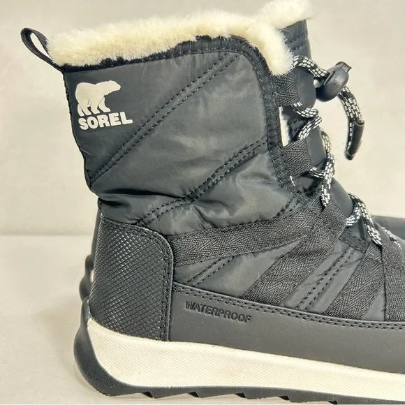 Sorel Whitney II Waterproof Short Lace Toggle Winter Boots Women’s Sz 5 Like New - Picture 6 of 16